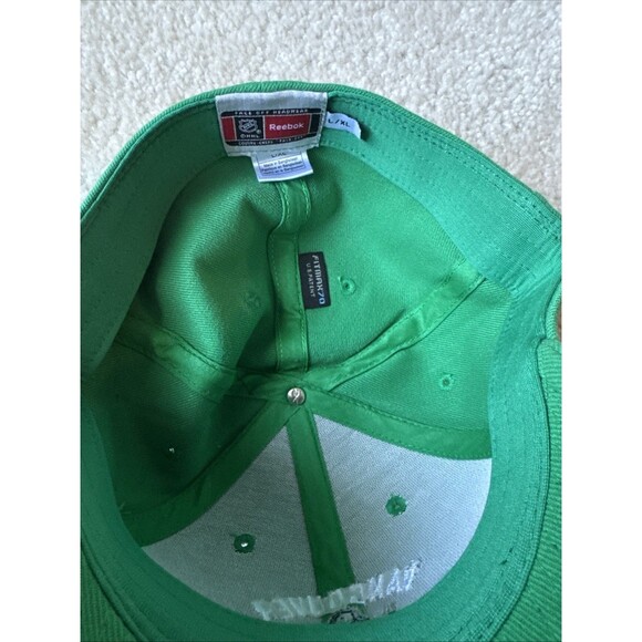 Vancouver Canucks L/XL Reebok Hat NHL Hockey Green Baseball Cap - Picture 8 of 8